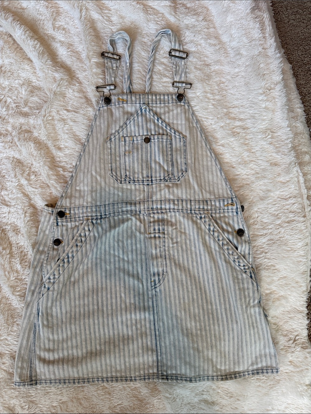 Faherty Denim Overall Dress